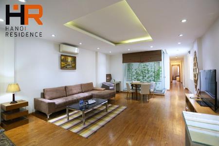 Spacious apartment 02 beds with fully furnished in Truc Bach Area