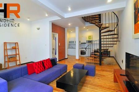 Beautiful Duplex apartment 02 bedroom in Tay Ho with big balcony