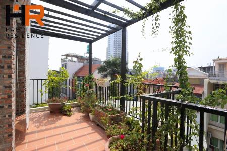 Beautiful balcony apartment 02 bedrooms for rent on To Ngoc Van street