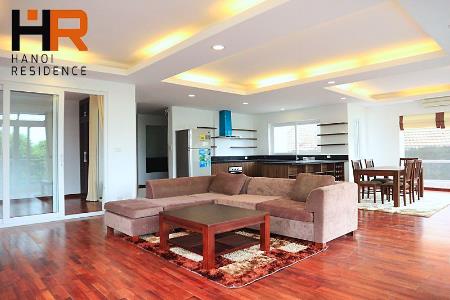 New & spacious serviced apartment in Tay Ho with 4 bedroom for rent