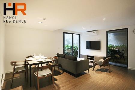 Beautiful apartment 01 bed with yard for rent in Quang Khanh street