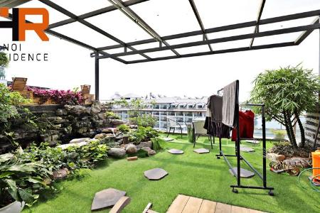 Penthouse apartment in Tay Ho with beautiful terrace & lake view
