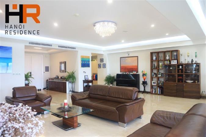 High quality & lake view apartment 04 beds in L building Ciputra, fully furnished