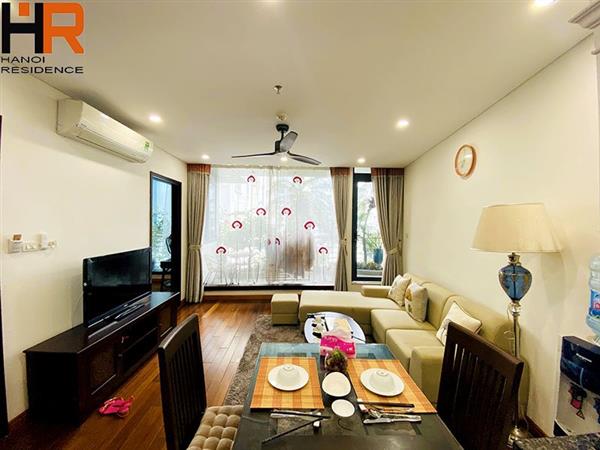 High- floor Apartment with 2 Bedrooms and Balcony for rent in Ba Dinh 