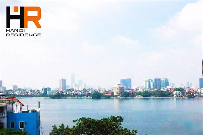 Bright 4 bedroom house with lake view and full furniture for rent in Tay Ho 