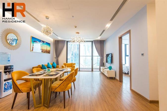 Gorgeous 2-bedroom apartment for rent on the middle floor of M2 Metropolis 