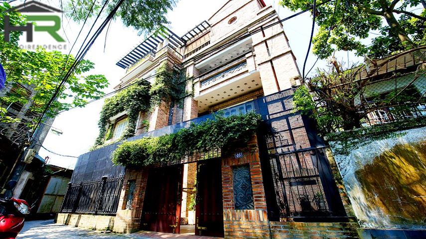 Luxurious 5 bedroom villa with nice furniture for rent in Tay Ho