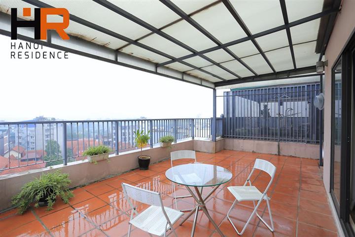 Brand-new apartment 02 bed on Top floor for rent with modern furnished