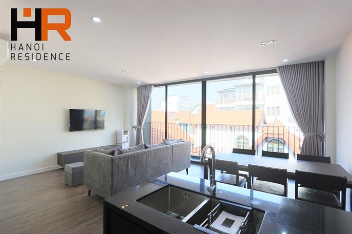Modern style apartment 02 beds with balcony & nature light in Tay Ho dist