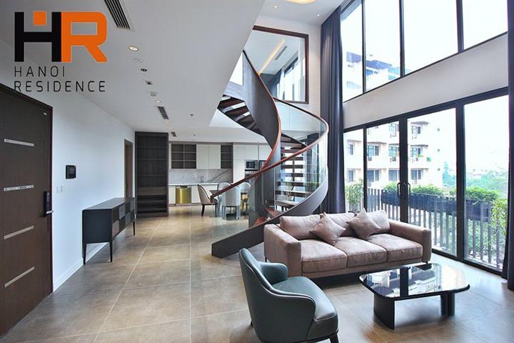 A Luxurious Duplex & Modern design apartment 03 beds for rent in Tay Ho dist