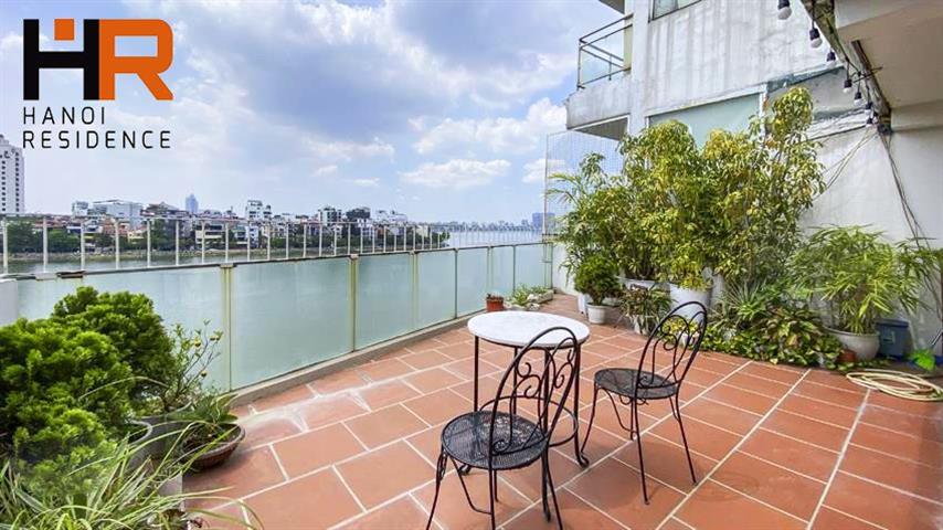 Beautiful view & Big balcony apartment one bedroom in Tay Ho dist