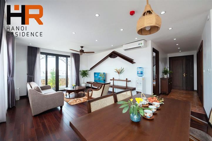 Charming serviced apartment 02 beds for rent on Doi Can st