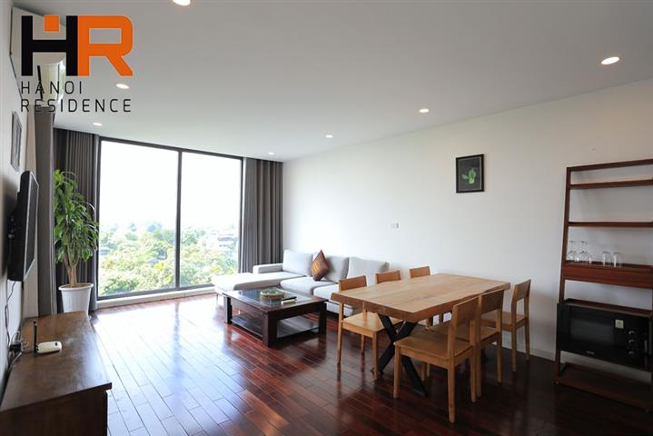 Top floor & Lake view 02 beds apartment for rent in Xom Chua, Tay Ho dist