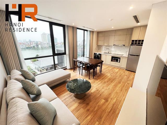 Lake view apartment 02 beds for rent on Tu Hoa, Tay Ho dist