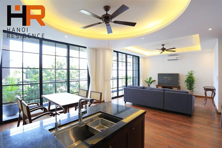 Modern apartment 02 beds with big balcony for rent in Tay Ho dist