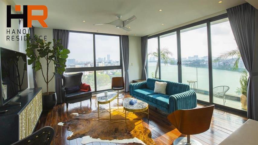High quality & Lake view 02 beds apartment for rent near Sheraton hotel