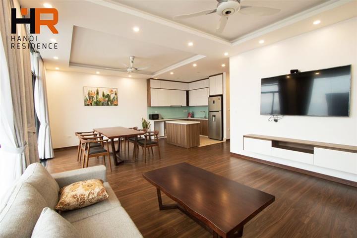 Bright 02 bedrooms apartment with modern furnished for rent on Au Co st