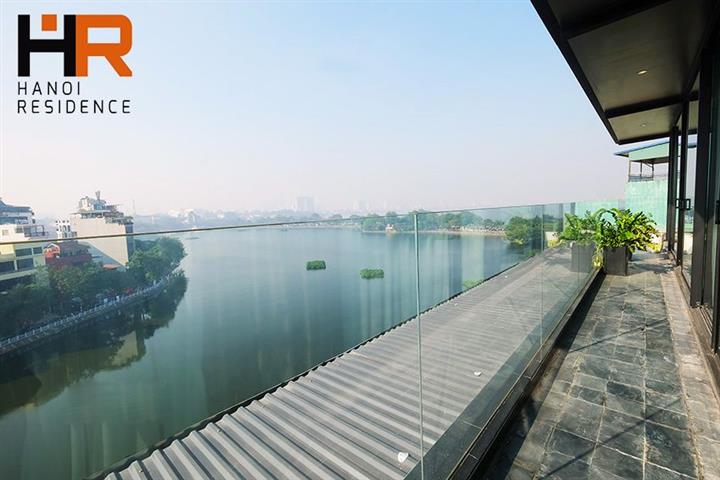 Brand-new apartment 02 beds with big balcony & beautiful lake view in Truc Bach
