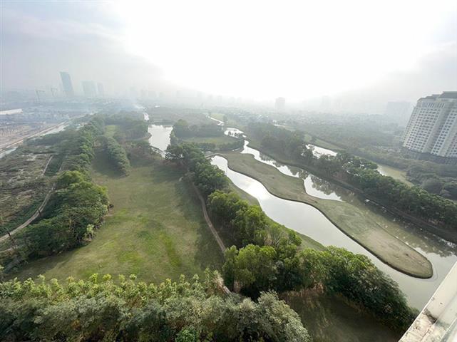 Ciputra Apartment for rent with golf court view, high floor, 3 bedrooms