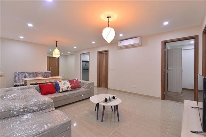 High floor and fully furnished 3 bedroom apartment for rent in L3 building in Ciputra