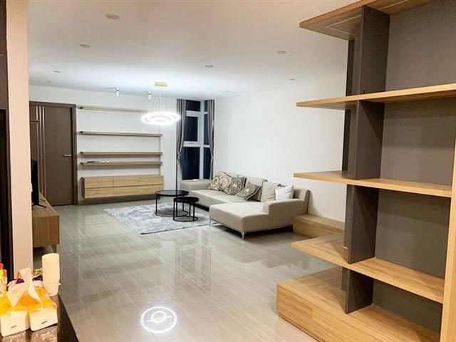 High floor and beautiful 2 bedroom apartment for rent in L5 building in Ciputra Hanoi