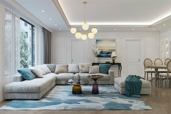Gorgeous newly-renovated 2 bedroom apartment for rent in E5 building in Ciputra Hanoi